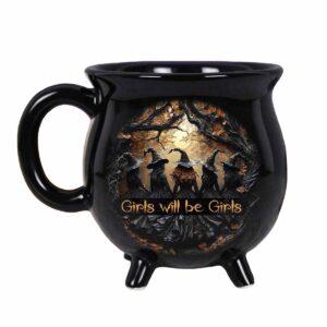 Halloween Girls Will Be Girls Cauldron Mug Halloween Girls Will Be Girls Cauldron Mug