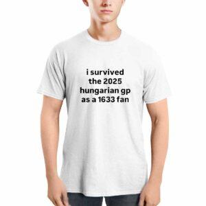 John Kruk Sketch Phillies Shirt 1 I Survived The 2025 Hungarian GP As A 1633 Fan Shirt