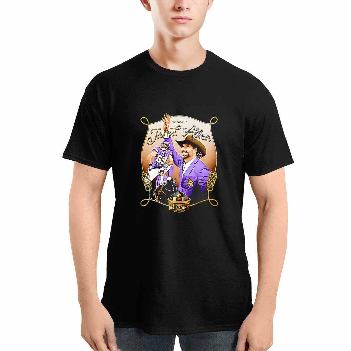Kevin O’Connell wears Jared Allen shirt Kevin O’Connell wears Jared Allen shirt