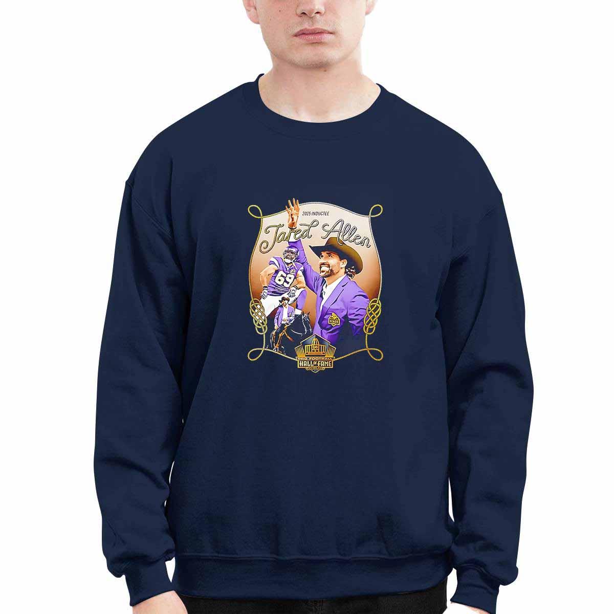 Kevin O’Connell wears Jared Allen shirt Kevin O’Connell wears Jared Allen shirt