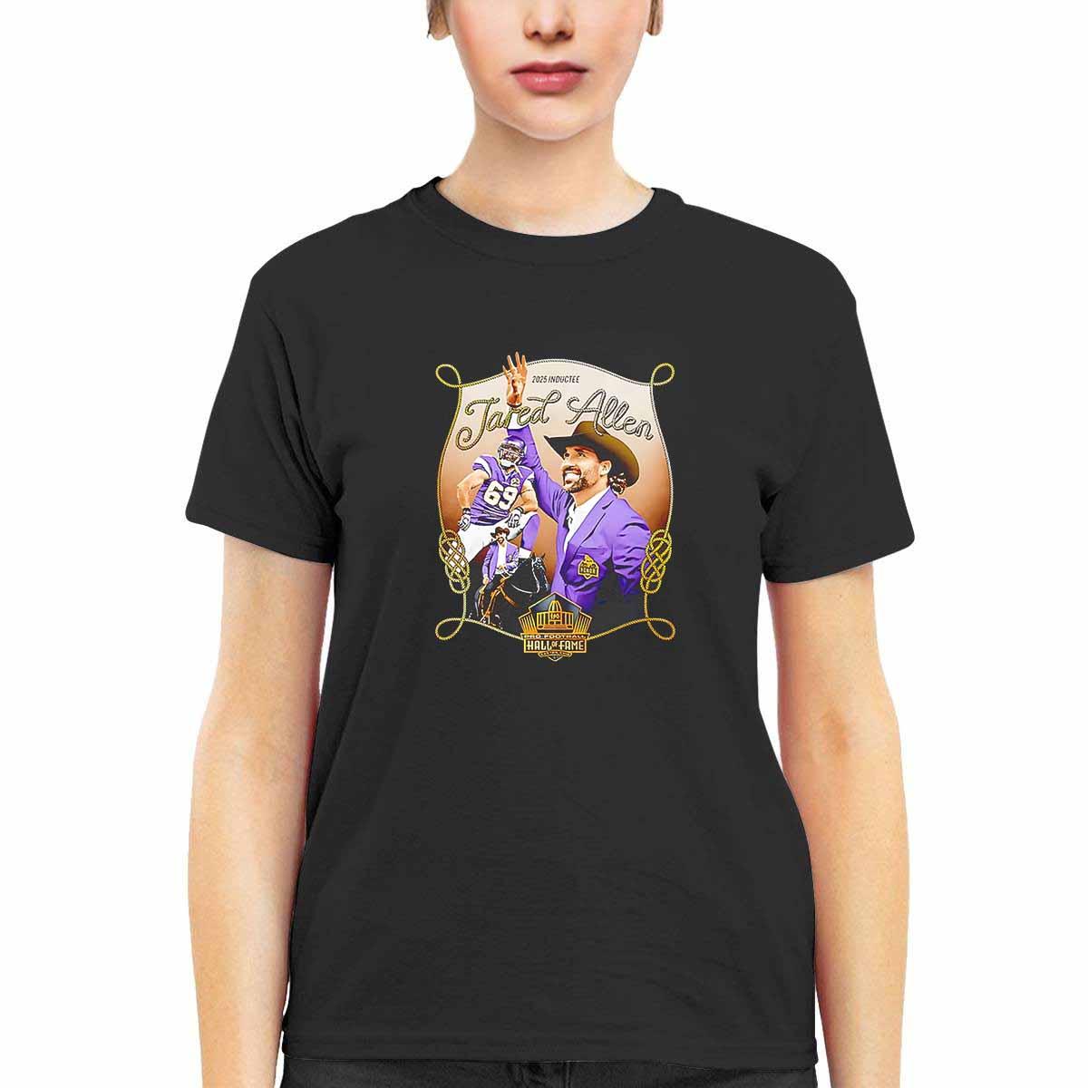 Kevin O’Connell wears Jared Allen shirt Kevin O’Connell wears Jared Allen shirt