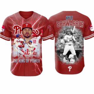 Kyle Schwarber The King Of Power Champions 2025 Jersey Kyle Schwarber The King Of Power Champions 2025 Jersey