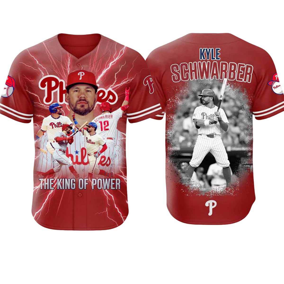 Kyle Schwarber The King Of Power Champions 2025 Jersey Kyle Schwarber The King Of Power Champions 2025 Jersey