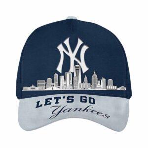 Lets Go Yankees Skyline Cap