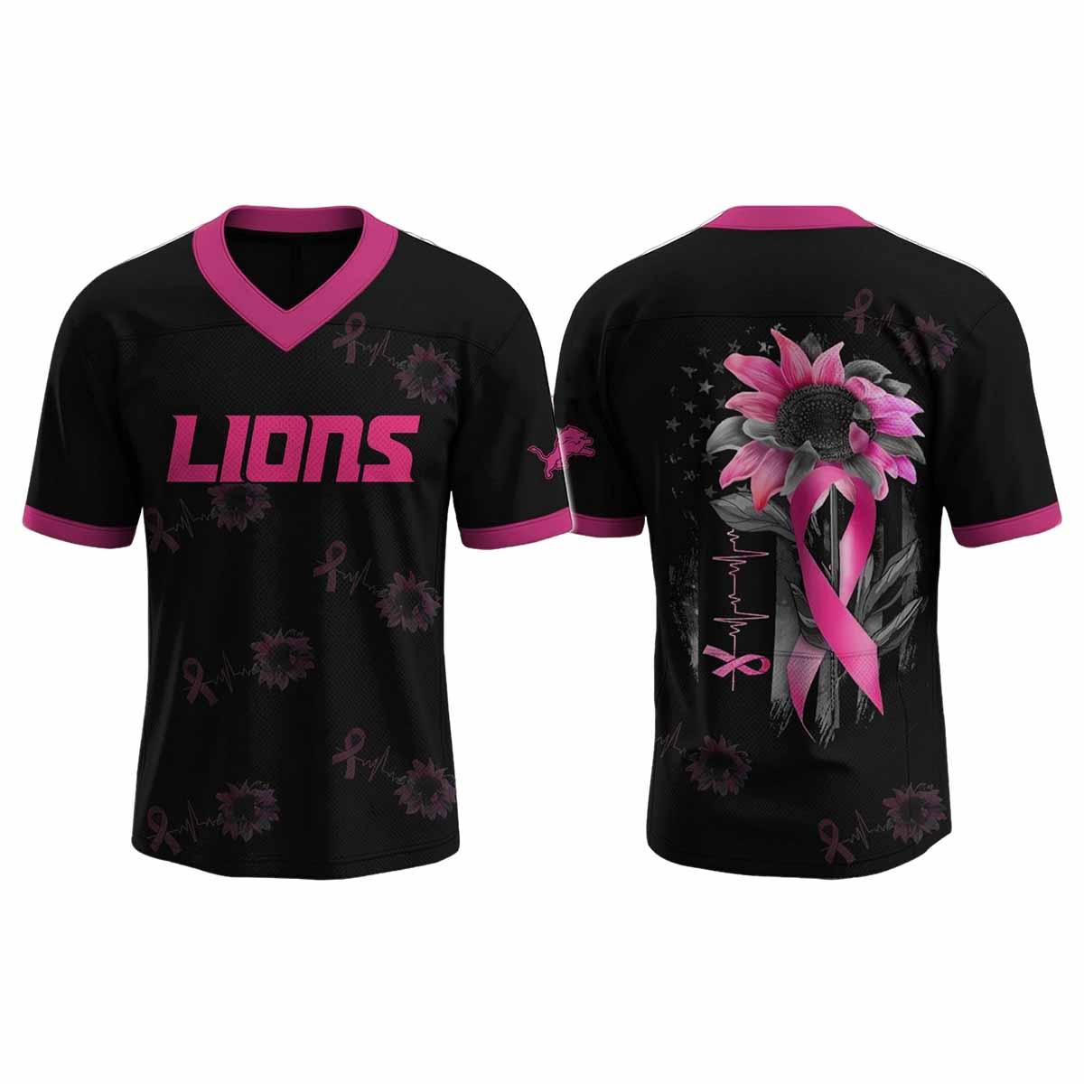 Lions Breast Cancer Awareness Month Jersey 2025 Lions Breast Cancer Awareness Month Jersey 2025