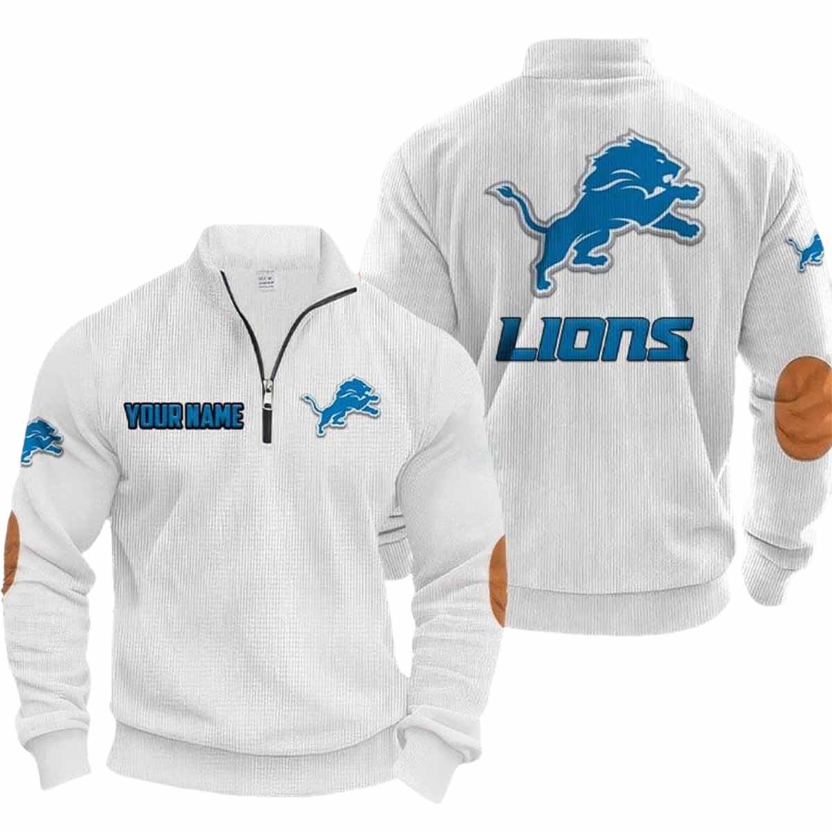 Lions Collar Half Zip Personalized 2025 Lions Collar Half Zip Personalized 2025