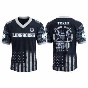 Longhorns US Navy 250th Birthday Celebration 2025 Jersey