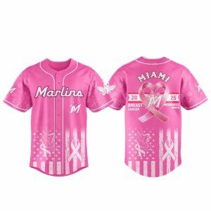 Marlins Breast Cancer Awareness Month Jersey 2025 Marlins Breast Cancer Awareness Month Jersey 2025