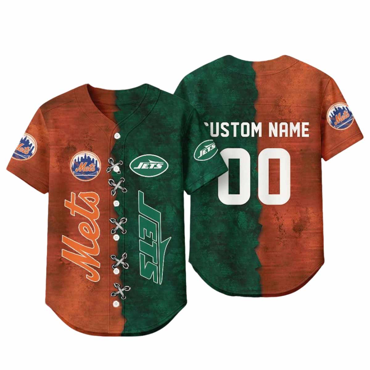 Mets x Jets Personalized Jersey 2025 Mets x Jets Personalized Jersey 2025