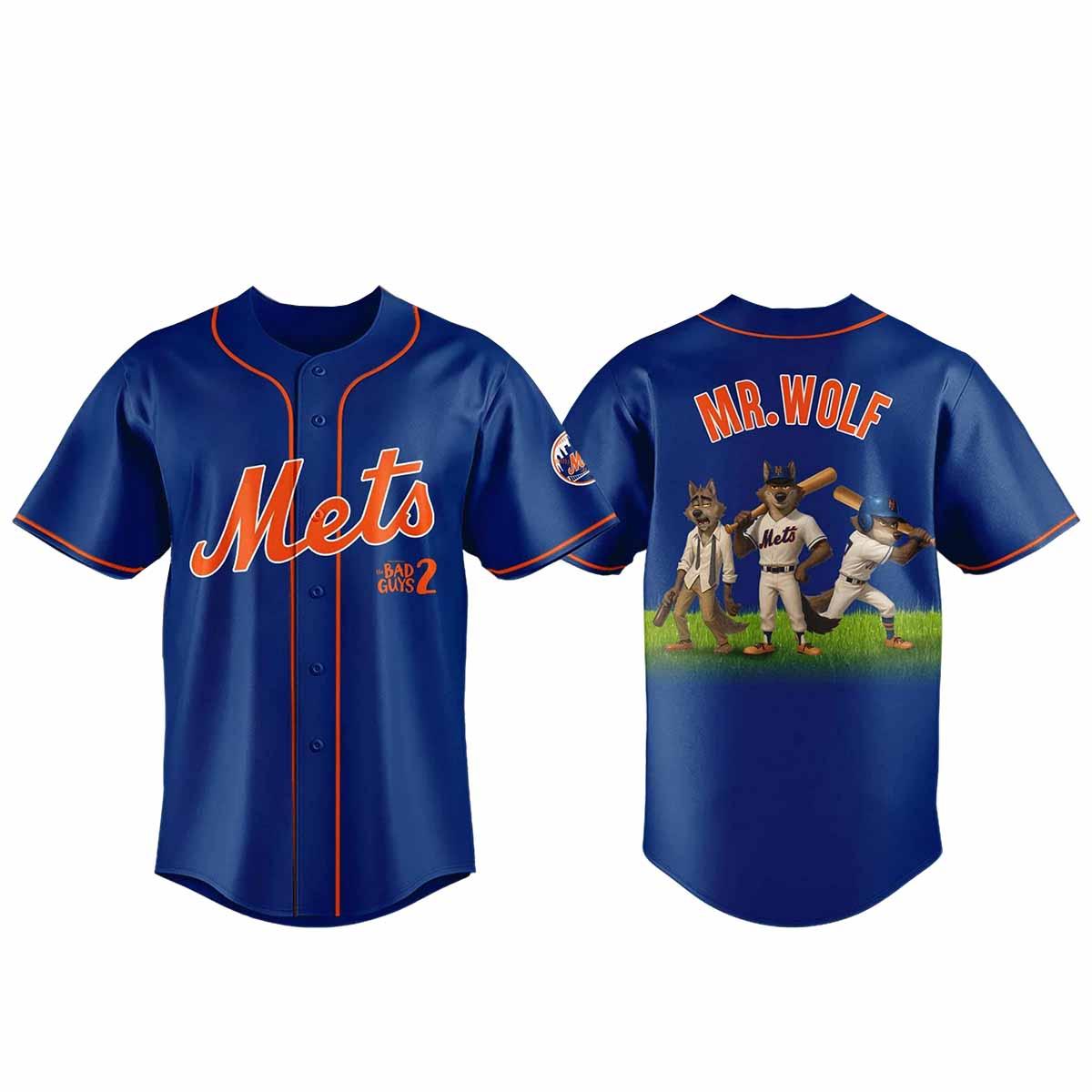 Mets x The Bad Guys 2 Jersey 2025 Mets x The Bad Guys 2 Jersey 2025