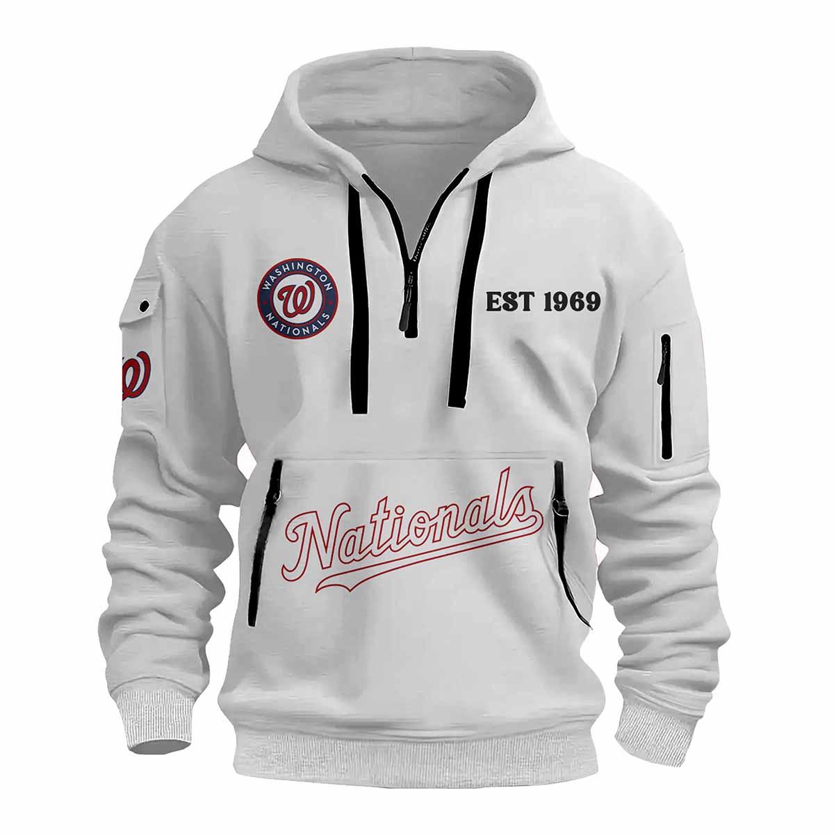National Est 1969 Quarter Zip Hoodie National Est 1969 Quarter Zip Hoodie