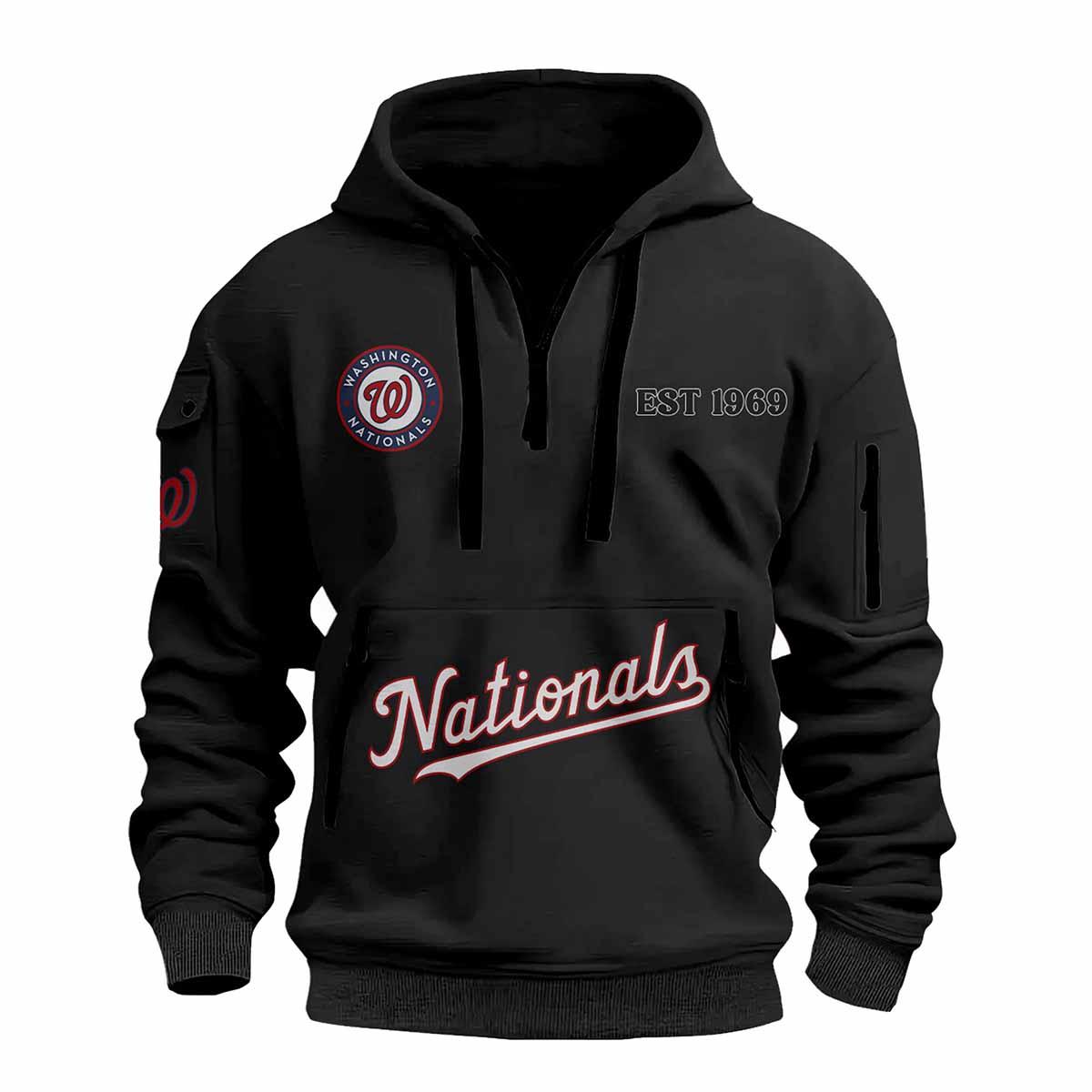 National Est 1969 Quarter Zip Hoodie National Est 1969 Quarter Zip Hoodie