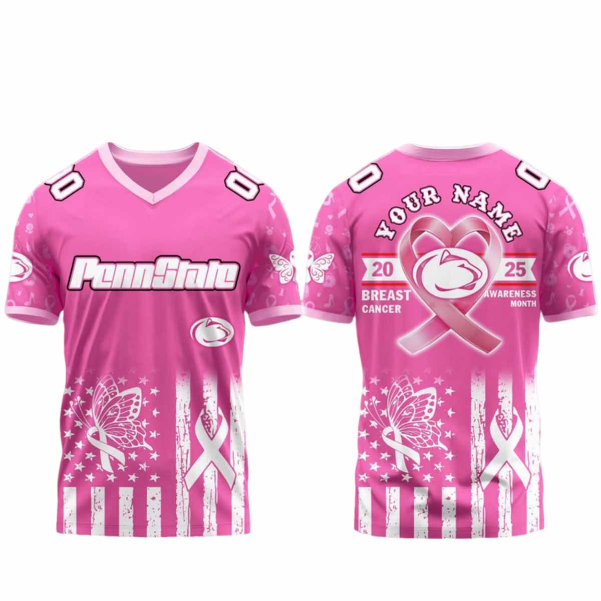 Nittany Lions Breast Cancer Awareness Month 2025 Jersey Nittany Lions Breast Cancer Awareness Month 2025 Jersey