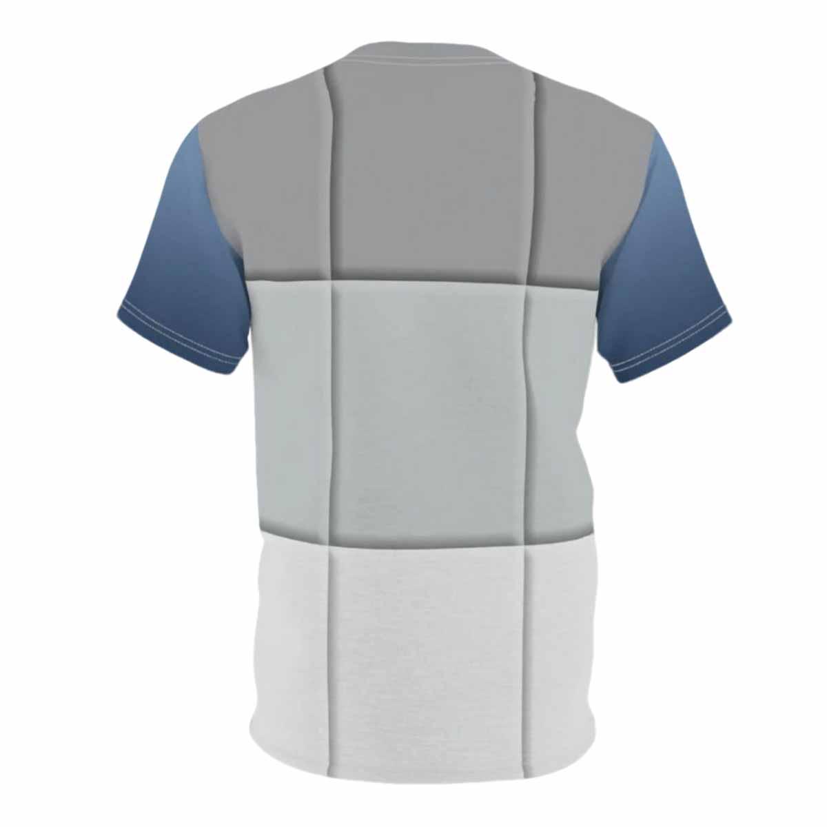 Number Nine Gray Blocks Costume Shirt Number Nine Gray Blocks Costume Shirt