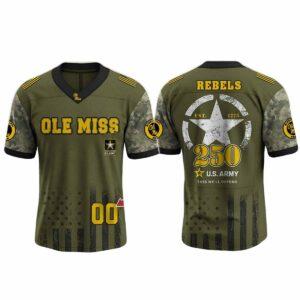 Ole Miss Rebels x US Army 250th Birthday Celebration Jersey Ole Miss Rebels x US Army 250th Birthday Celebration Jersey