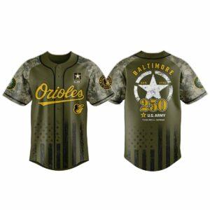 Orioles US Army’s 250th Birthday Celebration Jersey 2025 Orioles US Army’s 250th Birthday Celebration Jersey 2025