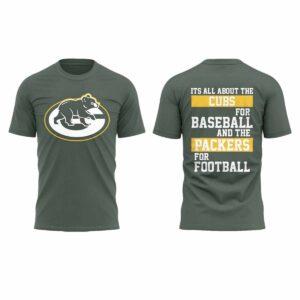 Packers Collab Cubs It’s All About The Cubs For Baseball And The Packers Shirt Packers Collab Cubs It’s All About The Cubs For Baseball And The Packers Shirt
