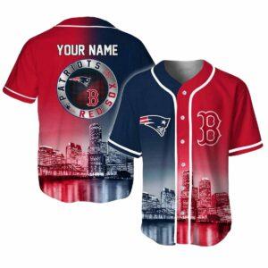 Patriots x Red Sox Baseball Jersey 2025 Patriots x Red Sox Baseball Jersey 2025