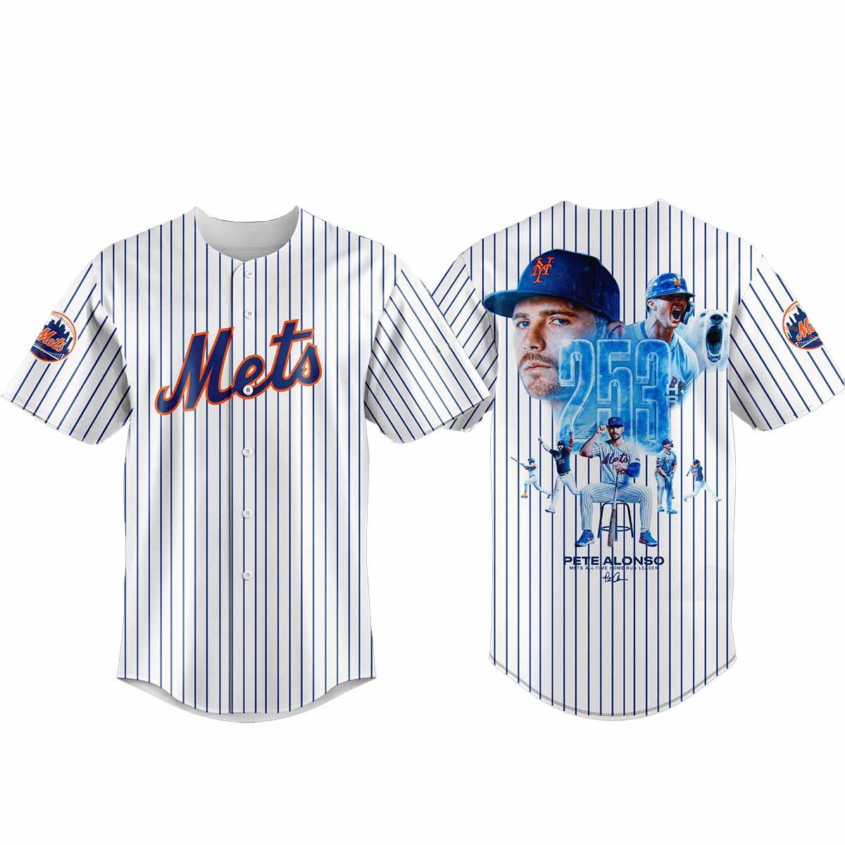 Pete Alonso 253 Baseball Jersey 2025 Pete Alonso 253 Baseball Jersey 2025