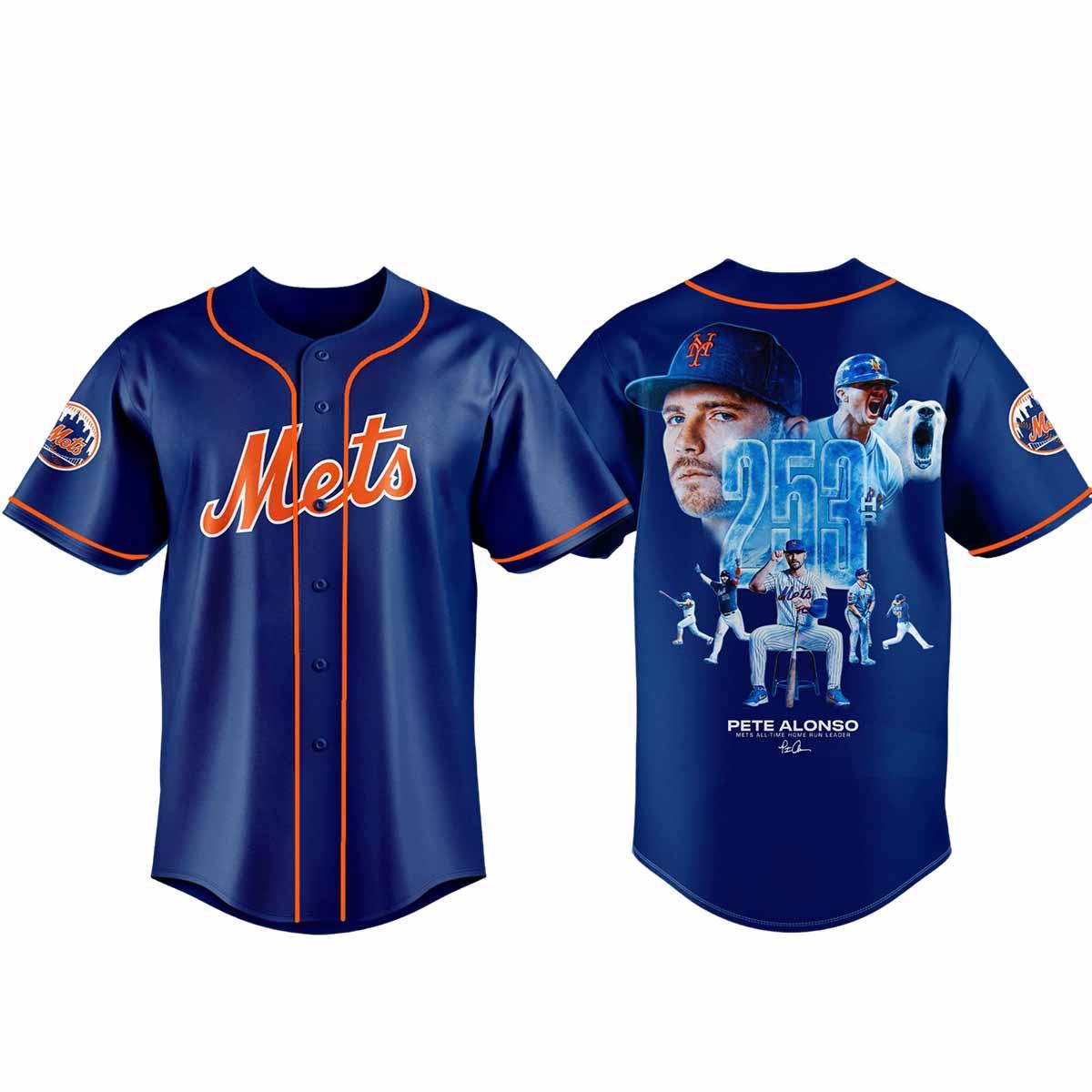 Pete Alonso 253 Baseball Jersey 2025 Pete Alonso 253 Baseball Jersey 2025