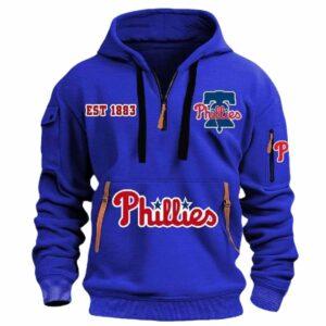 Phillies Est 1883 Quarter Zip Hoodie 2025 Phillies Est 1883 Quarter Zip Hoodie 2025