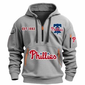 Phillies Est 1883 Quarter Zip Hoodie 2025