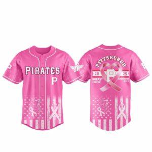 Pirates Breast Cancer Awareness Month Jersey 2025