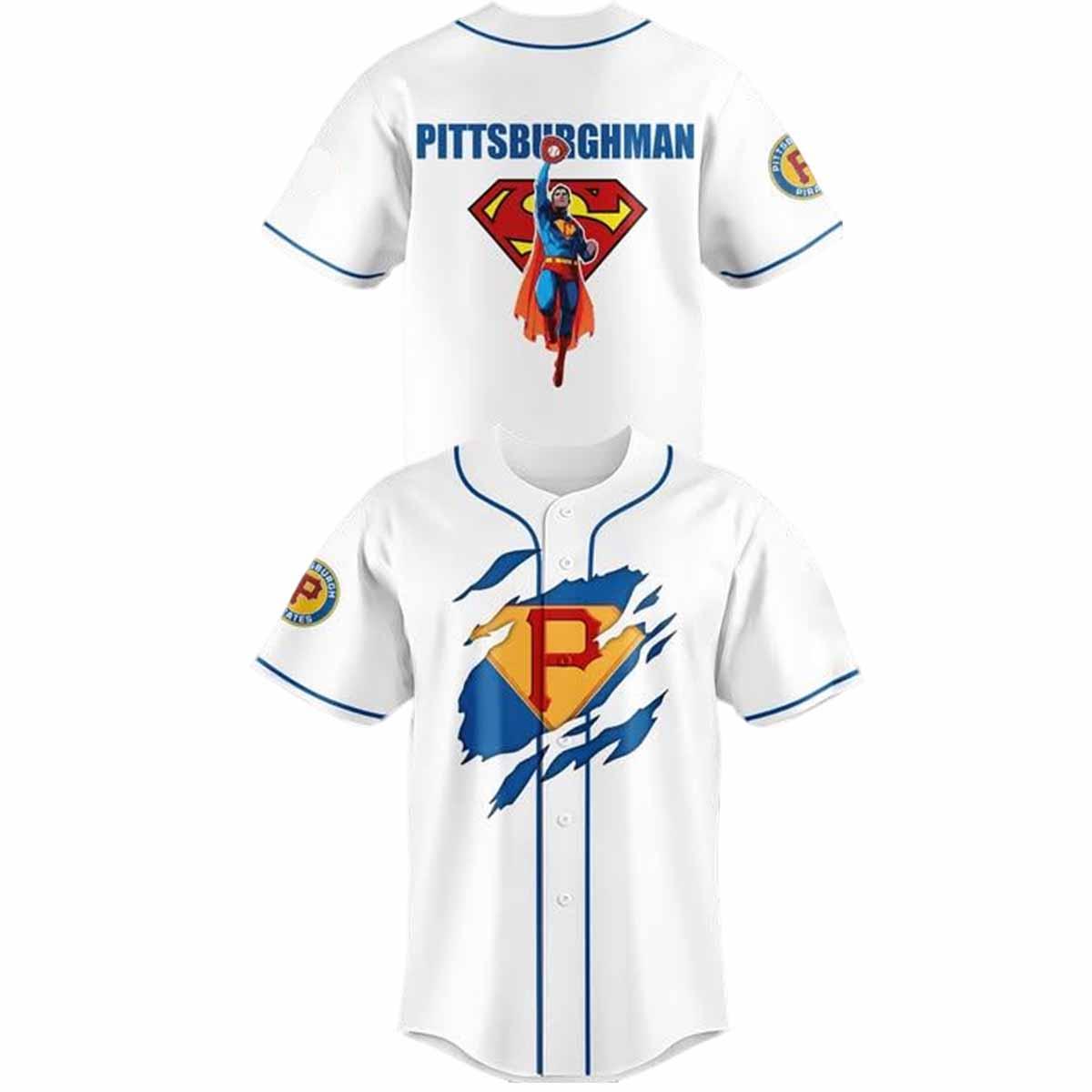 Pirates Superman Night Jersey 2025 Pirates Superman Night Jersey 2025