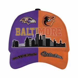 Ravens x Orioles Skyline Personalized Hat Ravens x Orioles Skyline Personalized Hat