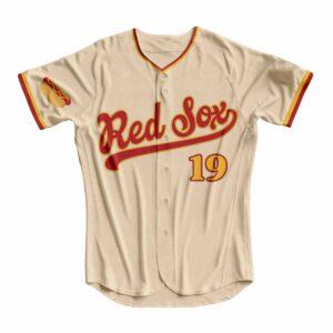 Red Sox 2025 Hot Dog themed Jersey