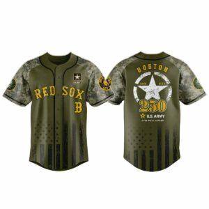 Red Sox US Army’s 250th Birthday Celebration Jersey 2025 Red Sox US Army’s 250th Birthday Celebration Jersey 2025