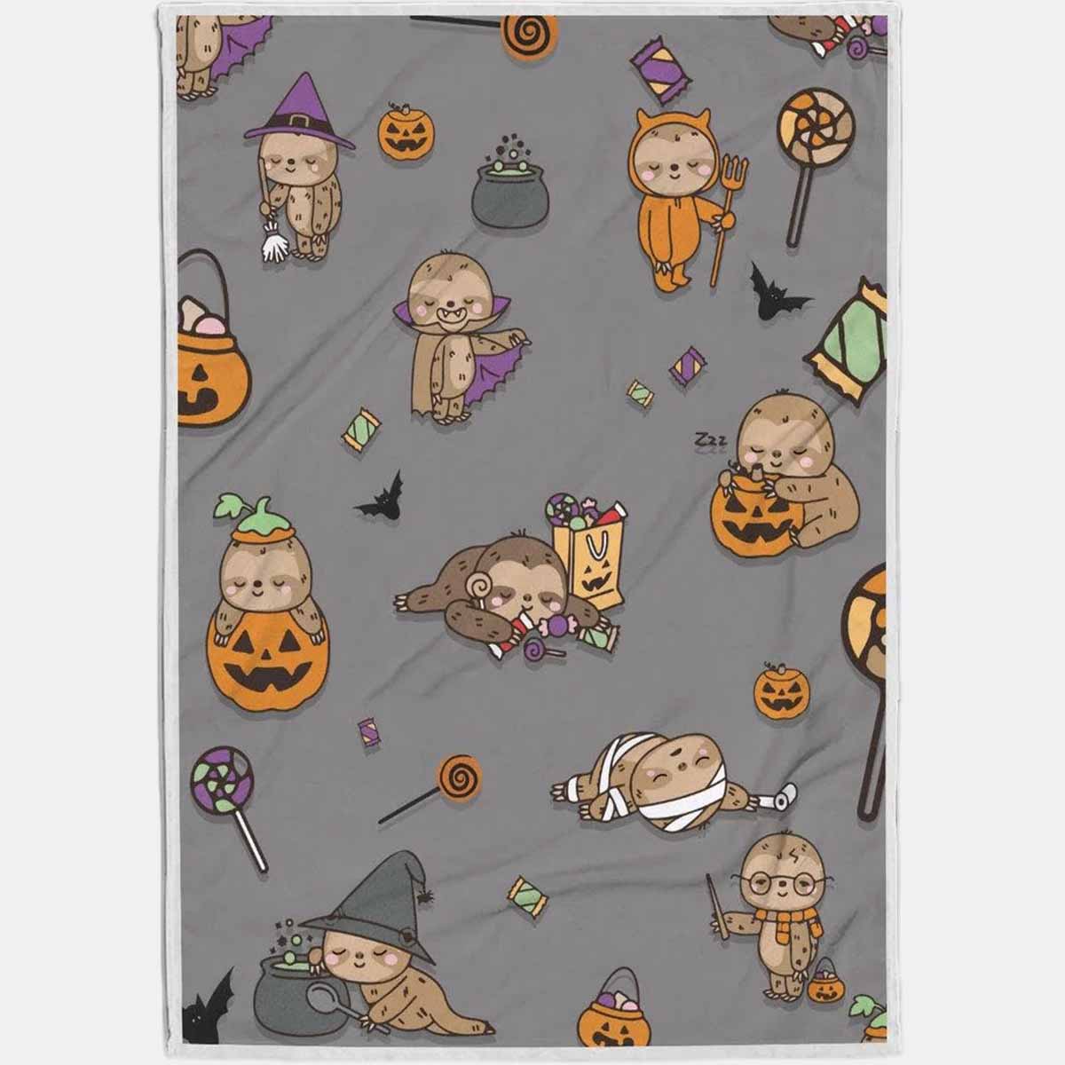 Sloth Halloween Blanket Sloth Halloween Blanket