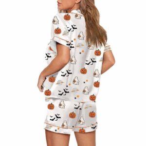 Spirit Halloween Pumpkin Boo Pajama Set