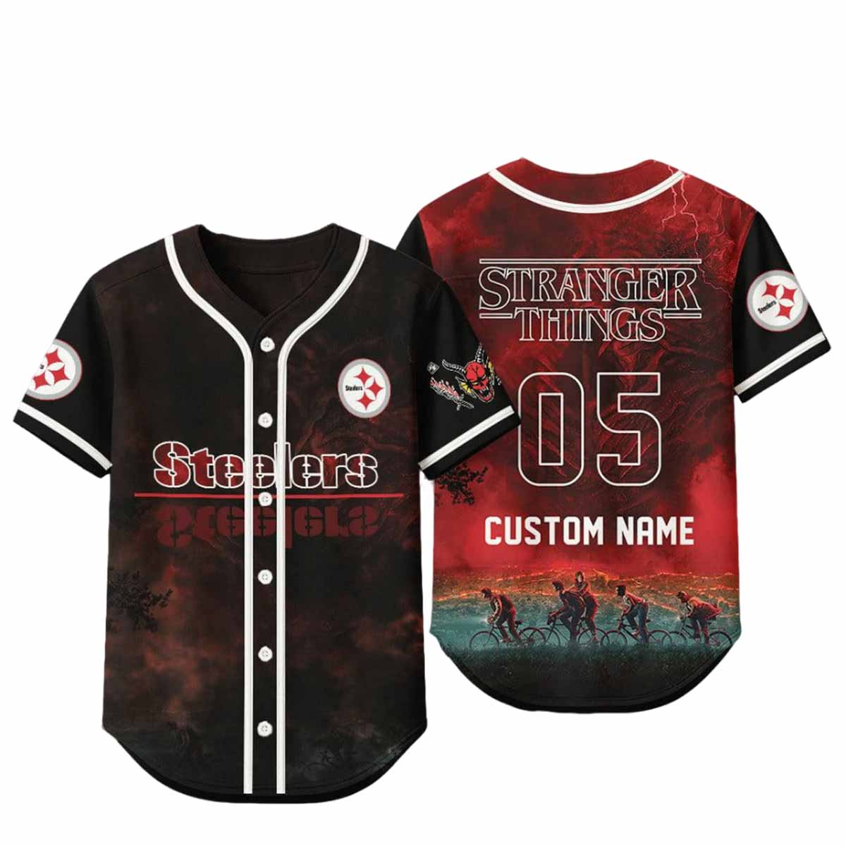 Steelers Stranger Things Jersey 2025 Steelers Stranger Things Jersey 2025