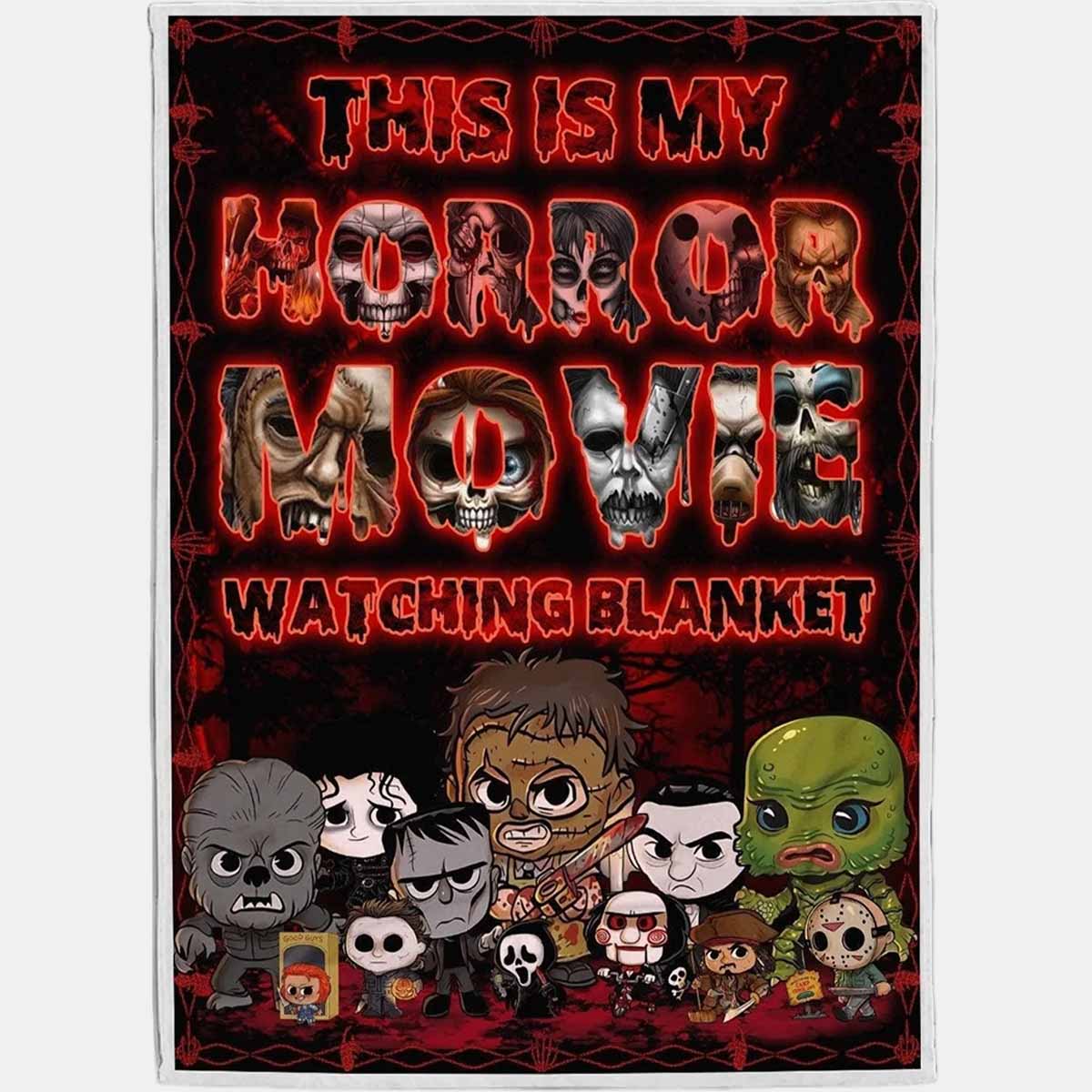 This Is My Horror Movie Watching Halloween Blanket This Is My Horror Movie Watching Halloween Blanket