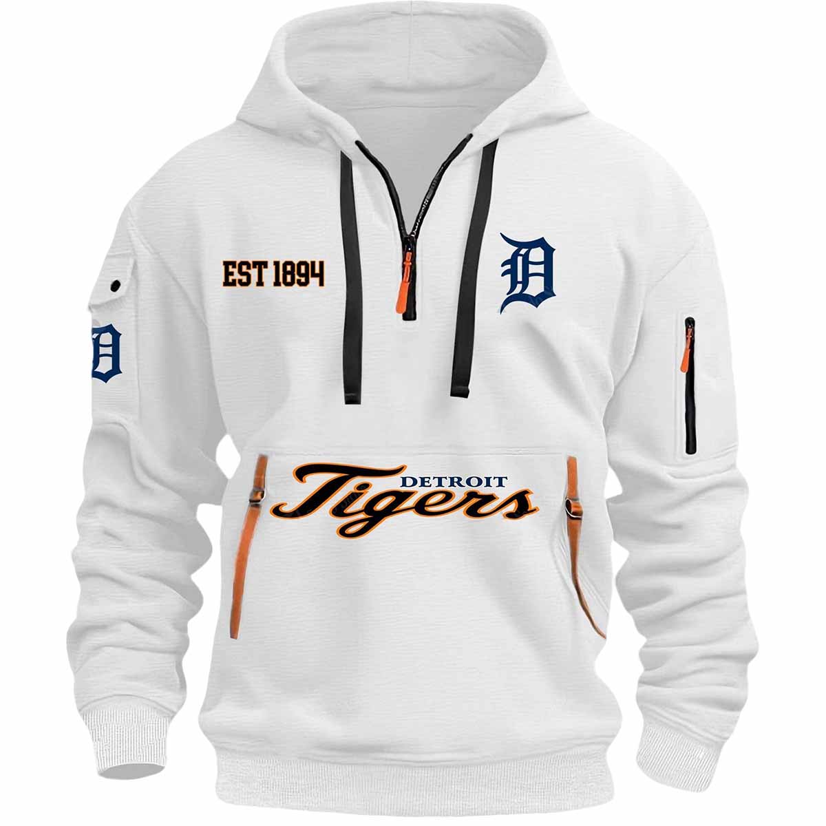 Tigers Est 1894 Quarter Zip Hoodie 2025 Tigers Est 1894 Quarter Zip Hoodie 2025