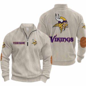 Vikings Collar Half-Zip Personalized 2025 Vikings Collar Half-Zip Personalized 2025