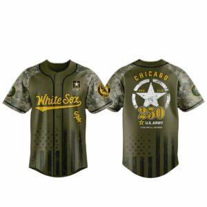 White Sox US Army’s 250th Birthday Celebration Jersey 2025 White Sox US Army’s 250th Birthday Celebration Jersey 2025
