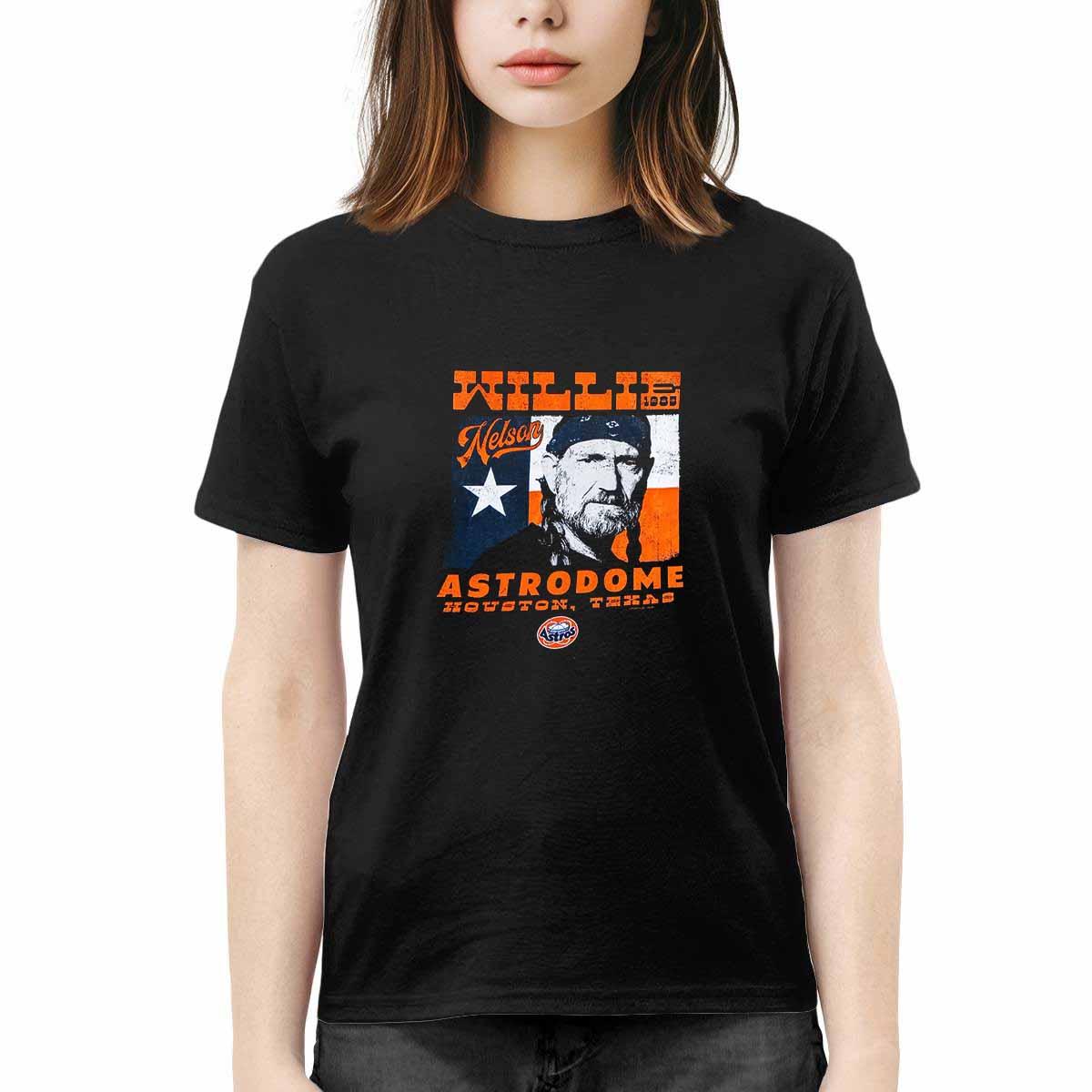 Willie Nelson Astrodome Houston Texas Shirt Willie Nelson Astrodome Houston Texas Shirt