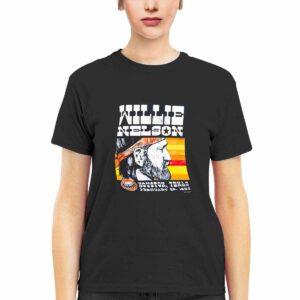 Willie Nelson Houston Texas February 1985 Shirt