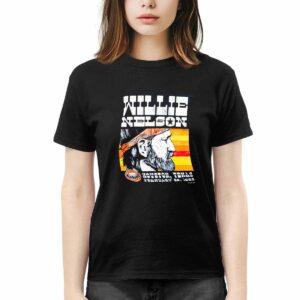 Willie Nelson Houston Texas February 1985 Shirt
