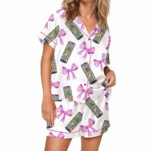 Witches Brew Energy Drinks Silky Satin Pajama Set