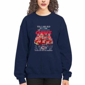 Yes I Am Old But I Saw LIV Champions Chiefs Thank You For The Memories Shirt