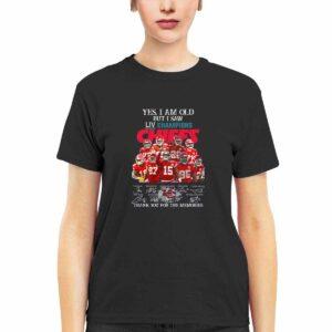 Yes I Am Old But I Saw LIV Champions Chiefs Thank You For The Memories Shirt