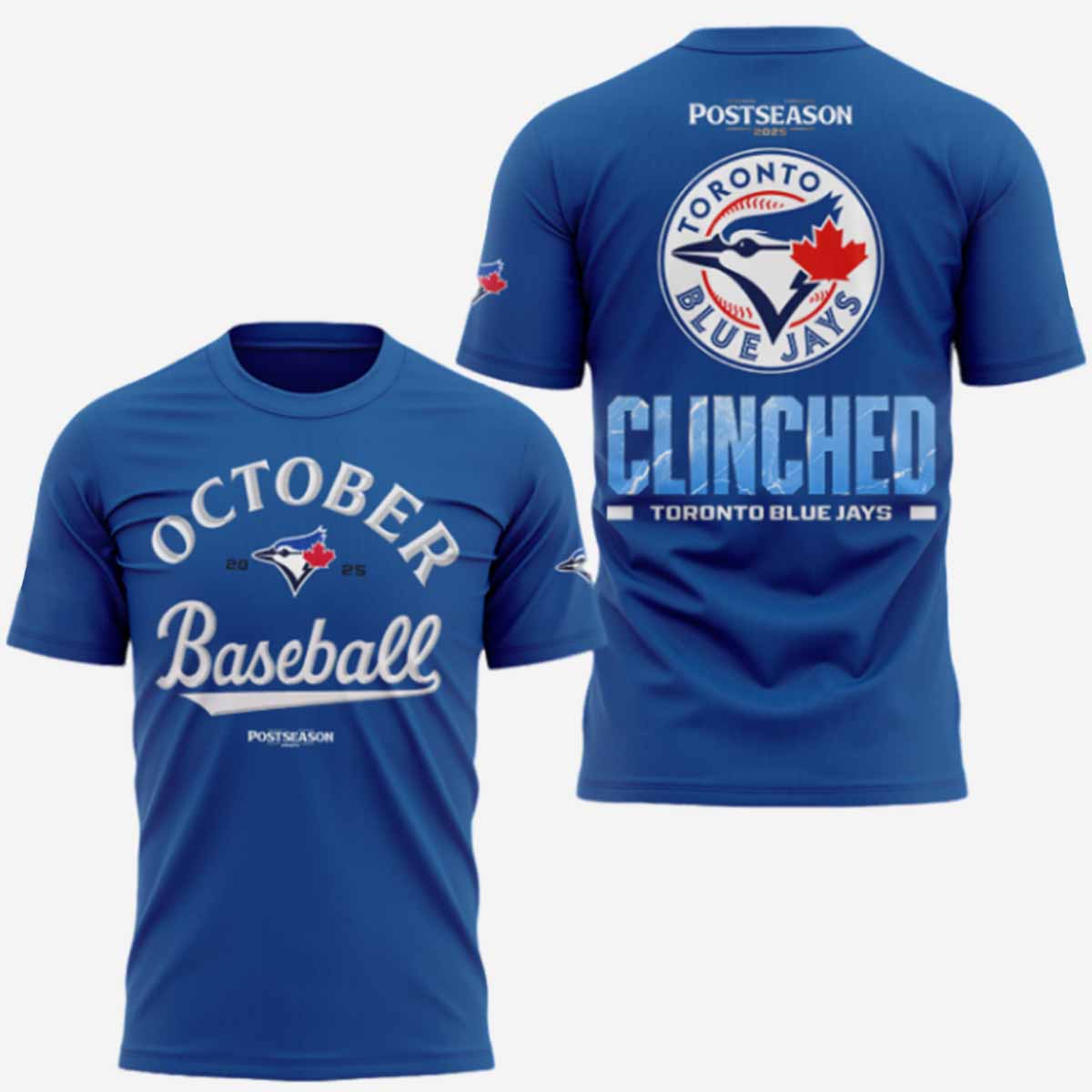 2025 Blue Jays October Baseball Hoodie 2025 Blue Jays October Baseball Hoodie