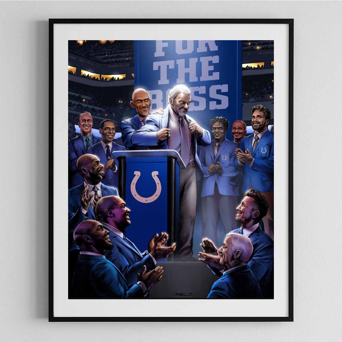 2025 Colts For The Boss Poster 2025 Colts For The Boss Poster