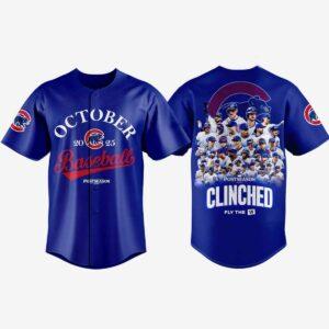 2025 Cubs October Baseball Jersey 2025 Cubs October Baseball Jersey