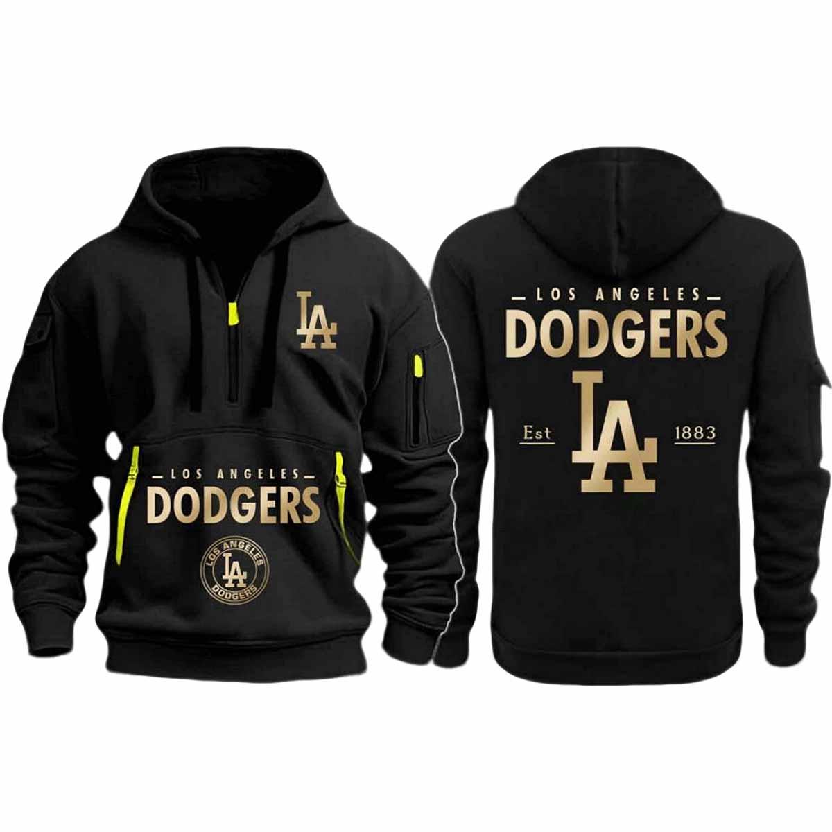 2025 Dodgers Est 1883 Quarter Zip Hoodie 2025 Dodgers Est 1883 Quarter Zip Hoodie