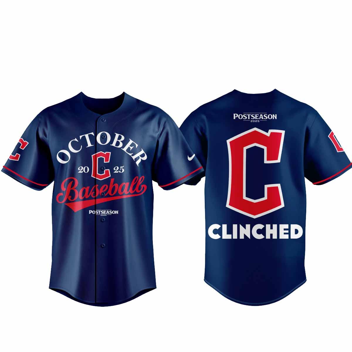 2025 Guardians October Baseball Jersey 2025 Guardians October Baseball Jersey