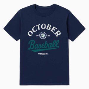 2025 Mariners October Baseball Shirt